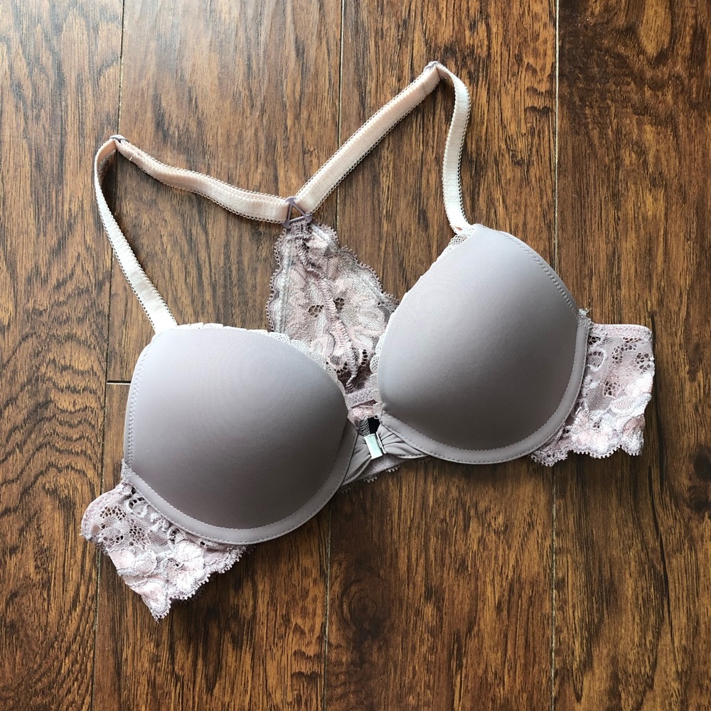 Adore Me front hook lace bra